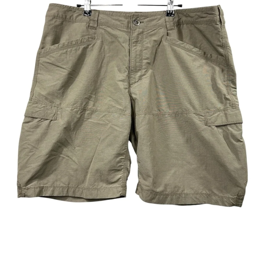 The North‎ Face Shorts Mens 38 Green Nylon/Cotton Hiking Cargo Outdoor Gorpcore